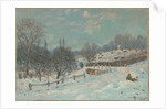 Route de Louveciennes, effet de neige, 1874 by Anonymous