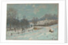 Route de Louveciennes, effet de neige, 1874 by Anonymous