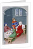 The meal. Miniature from The Decameron by Giovanni Boccaccio, 1432 by Anonymous