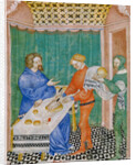 Miniature from Tacuinum Sanitatis, 14th century by Anonymous