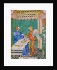 Miniature from Tacuinum Sanitatis, 14th century by Anonymous