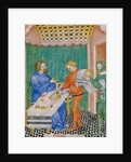 Miniature from Tacuinum Sanitatis, 14th century by Anonymous