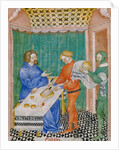 Miniature from Tacuinum Sanitatis, 14th century by Anonymous