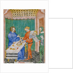 Miniature from Tacuinum Sanitatis, 14th century by Anonymous