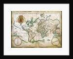Nautical world map. (Australia is suggested but still unknown territory and, California is shown as by Anonymous