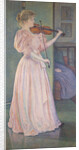 Portrait of the violinist Irma Sèthe, 1894 by Anonymous