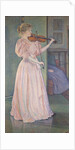 Portrait of the violinist Irma Sèthe, 1894 by Anonymous