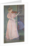 Portrait of the violinist Irma Sèthe, 1894 by Anonymous