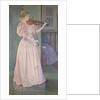 Portrait of the violinist Irma Sèthe, 1894 by Anonymous
