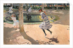Skipping rope. La Granja, 1907 by Anonymous