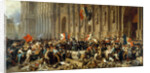 Lamartine in front of the Town Hall of Paris rejects the red flag on 25 February 1848 by Anonymous