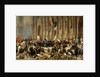 Lamartine in front of the Town Hall of Paris rejects the red flag on 25 February 1848 by Anonymous