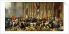 Lamartine in front of the Town Hall of Paris rejects the red flag on 25 February 1848 by Anonymous