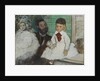 Ludovic Lepic and his Daughters, c. 1871 by Anonymous