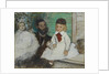 Ludovic Lepic and his Daughters, c. 1871 by Anonymous
