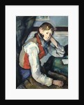 The Boy in the Red Vest (Le garçon au gilet rouge), 1888-1890 by Anonymous