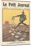 Le semeur de fausses nouvelles. (The sower of false news). Le petit journal, 1915 by Anonymous