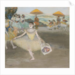 Danseuse au bouquet, saluant sur la scène (Dancer with bouquet), 1878 by Anonymous