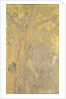Arbre sur fond jaune. Décor pour le château de Domecy, 1901 by Anonymous