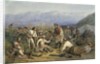 After the battle. Scene from the Crimean war, 1862 by Anonymous