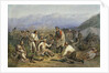 After the battle. Scene from the Crimean war, 1862 by Anonymous