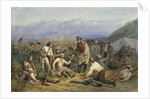 After the battle. Scene from the Crimean war, 1862 by Anonymous