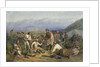 After the battle. Scene from the Crimean war, 1862 by Anonymous