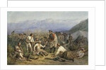 After the battle. Scene from the Crimean war, 1862 by Anonymous