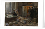 Bonds Confiscation in the Wawelberg Bank in Petrograd, 1919 by Anonymous