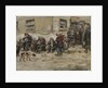 Hungry years in Petrograd. A Communal dining room by Anonymous