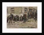 Hungry years in Petrograd. A Communal dining room by Anonymous