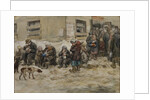 Hungry years in Petrograd. A Communal dining room by Anonymous