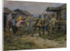 Requisition of cattle for the Red Army in a village near Luga, 1920 by Anonymous