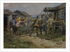 Requisition of cattle for the Red Army in a village near Luga, 1920 by Anonymous