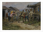 Requisition of cattle for the Red Army in a village near Luga, 1920 by Anonymous