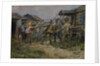 Requisition of cattle for the Red Army in a village near Luga, 1920 by Anonymous