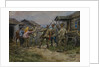 Requisition of cattle for the Red Army in a village near Luga, 1920 by Anonymous