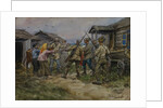 Requisition of cattle for the Red Army in a village near Luga, 1920 by Anonymous