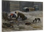 Hungry years in Petrograd (Drawn from nature), 1919 by Anonymous