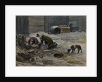 Hungry years in Petrograd (Drawn from nature), 1919 by Anonymous