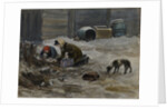 Hungry years in Petrograd (Drawn from nature), 1919 by Anonymous