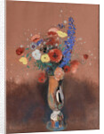 Bouquet de fleurs des champs dans un vase à long col (Wildflowers in Tall Vase), c. 1912 by Anonymous