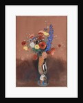 Bouquet de fleurs des champs dans un vase à long col (Wildflowers in Tall Vase), c. 1912 by Anonymous