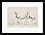 Candide, chapitre 16. Tandis que deux singes les suivaient en leur mordant les fesses, 1911 by Anonymous
