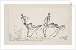 Candide, chapitre 16. Tandis que deux singes les suivaient en leur mordant les fesses, 1911 by Anonymous