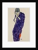 Young Man in Purple Robe with crossed hands, 1914 by Anonymous