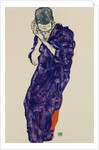 Young Man in Purple Robe with crossed hands, 1914 by Anonymous