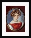 Portrait of Alexandra Andreyevna Tchaikovsky, née dAssier, 1829 by Anonymous