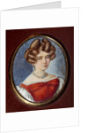 Portrait of Alexandra Andreyevna Tchaikovsky, née dAssier, 1829 by Anonymous