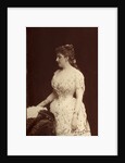 Portrait of the opera singer Maria Pavlovna Benardaki, née Leybrock, 1880s by Anonymous